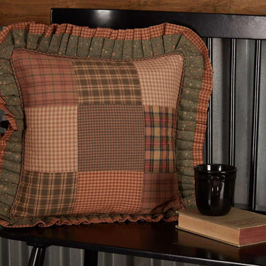 Crosswoods Patchwork Pillow 18x18 VHC Brands - The Fox Decor